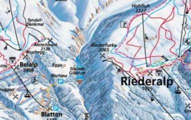 Skigebieden Belalp en Riederalp