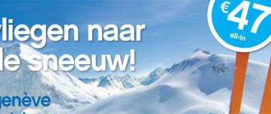 Vliegen naar de wintersport